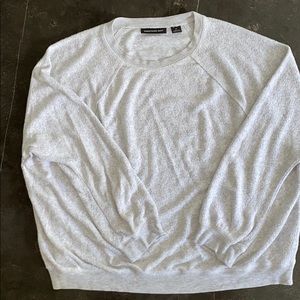 Something Navy Batwing Fleece Pullover! Worn ONCE!